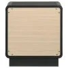 Coaster Fine Furniture 223662 Cavelle - 2-Drawer Nightstand Bedside Table - Black