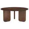 Coaster Fine Furniture 721998-S3 Dale - 3 Piece Solid Wood Coffee And End Table Set - Brown