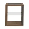 Liberty Furniture 525-OT1020 Liberty Furniture 525-OT1020 Bayhill Trellis - End Table - Honey / Black Metal Accents