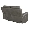 Coaster Fine Furniture 603432PPP Brickston - Triple Power Reclining Loveseat - Charcoal