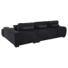 Coaster Fine Furniture 511061B1 Octavia - LAF Sofa With Pillow, Box 1 of 2 - Black