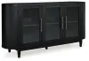 Ashley Furniture D821-60 Rowanbeck - Dining Room Server - Black