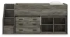 Ashley Furniture B4480B16 Ashley Furniture B4480B16 Frandern - Twin Loft Bed With Bookcase And Drawer Storage - Gray