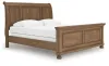 Ashley Furniture PCB779B15 Ashley Furniture PCB779B15 Feddinger - King Sleigh Bed - Medium Brown
