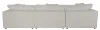 Jackson Furniture Industries 4445/31/59/28/4-11 Jackson Furniture Industries 4445/31/59/28/4-11 Posh - 4 Piece Modular Sectional With 1 Armless, 2 Corners, 1 Cocktail Ottoman - Porcelain