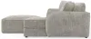 Jackson Furniture Industries 2306/63/76/28-01 Jackson Furniture Industries 2306/63/76/28-01 Bucktown - 2 Piece Sofa / RSF Chaise With Extra Thick Cuddler Seat Cushions & Cocktail Ottoman - Parchment