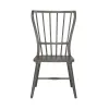 Liberty Furniture 237G-C1000S Liberty Furniture 237G-C1000S River Place - Windsor Back Side Chair - Riverstone Gray & Tobacco