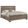CoasterEveryday 204190KE Kauffman - Wood Eastern King Storage Panel Bed - Washed Taupe