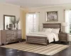 CoasterEveryday 204191Q-S4 Kauffman - 4 Piece Queen Bedroom Set - Washed Taupe