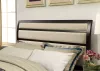 Furniture of America CM7580EX-CK-BED Berenice - California King Bed - Espresso / Beige