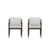 New Classic G814-72-WHT Moana - Patio Side Chair Cushions (Set of 2) - Ivory