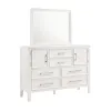 New Classic 00-677W-DM New Classic 00-677W-DM Andover - Dresser & Mirror - White