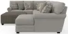 Jackson Furniture Industries 3345/62/30/76/28-26 Jackson Furniture Industries 3345/62/30/76/28-26 Livingston - 3 Piece Sectional With Comfort Coil Seating, 9 Included Accent Pillows And 1 Included 45