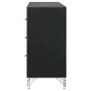 Coaster Fine Furniture 224993 Lucia - 6-Drawer Dresser Cabinet - Black
