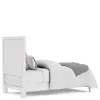 Riverside Furniture 30779-30793-30792 Riverside Furniture 30779-30793-30792 Rosalie - Twin Upholstered Bed - Blue / White