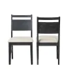 New Classic D4103-20 Sable Crest - Dining Chair (Set of 2) - Black