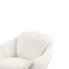 New Classic SAF60-AC-IVY Fleming - Boucle Swivel Lounge Chair - Ivory