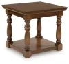 Ashley Furniture T609-3 Sturlayne - Rectangular End Table - Brown