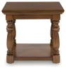 Ashley Furniture T609-3 Sturlayne - Rectangular End Table - Brown