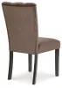 Ashley Furniture PCD581-01 Jeshina - Dining Upholstered Side Chair (Set of 2) - Mocha