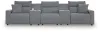 Ashley Furniture 65906S14 Ashley Furniture 65906S14 Modmax II - 5-Piece Power Reclining Sectional With 2 Consoles - Salt And Pepper