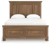 Ashley Furniture PCB779B11 Ashley Furniture PCB779B11 Feddinger - Queen Panel Storage Bed - Medium Brown