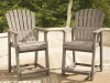 Ashley Furniture PCP228-124 Seacliff Beach - Barstool (Set of 2) - Medium Brown