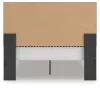 Ashley Furniture PCB3380B2 Ashley Furniture PCB3380B2 Zuraleus - Queen Upholstered Panel Platform Bed With Roll Slats - Black