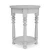 Riverside Furniture 54313 Riverside Furniture 54313 Winston - Round Chairside Table - Aged Cotton
