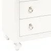 Samuel Lawrence Furniture S458-440 Bella White - 6-Drawer Chest - White