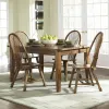 Liberty Furniture 17-CD-5PCS Liberty Furniture 17-CD-5PCS Treasures - 5 Piece Dining Room Set - Rustic Oak / Brown