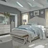 Liberty Furniture 652-BR41 Farmhouse Reimagined - 5 Drawer Chest - Antique White / Chestnut Tops