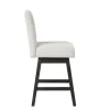 New Classic D4125-28-WHT New Classic D4125-28-WHT High Line - Swivel Counter Chair (Set of 2) - White