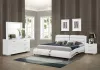 CoasterEssence 300345KE-S4 Jeremaine - 4 Piece King Bedroom Set - White