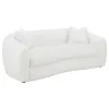 CoasterElevations 509871-S3 Isabella - 3 Piece Faux Sheepskin Upholstered Sofa Set - Natural