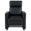 CoasterEveryday 600181 Toohey - Upholstered Home Theater Push Back Recliner - Black
