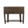CoasterEssence 950156 Diane - 2-Drawer Demilune Entryway Console Table - Cappuccino