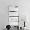 CoasterEssence 961631 Oriel - Rectangular 3-Shelf Wall Mirror - Silver