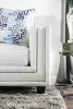 Furniture of America SM2675-LV Ilse - Loveseat - Off-White / Blue