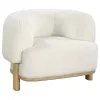 CoasterEveryday 903169 Lawler - Upholstered Barrel Back Accent Chair - Ivory