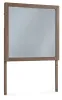 Benchcraft® B622/31/36/58/94/92(2) Benchcraft® B622/31/36/58/94/92(2) Tomtyn - 6 Pc. - Dresser, Mirror, California King Upholstered Bed, 2 Nightstands - Light Brown