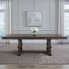 Liberty Furniture 765-DR-TRS Provence Park - Trestle Table - Chateau Brown