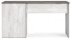 Ashley Furniture H4121-34 Shawburn - Home Office Desk - White / Dark Charcoal Gray