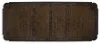 Ashley Furniture D947/55T/55B/01(2)/01A/00/80/81 Maylee - 11 Pc. - Dining Extension Table, 4 Side Chairs, 2 Arm Chairs, Storage Bench, Buffet And Hutch - Dark Brown