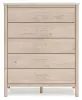 Ashley Furniture B2615-345 Cadmori - Five Drawer Wide Chest - Two-Tone
