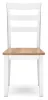 Ashley Furniture D398-01 Ashley Furniture D398-01 Gesthaven - Dining Room Side Chair (Set of 2) - Natural / White