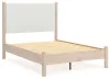 Ashley Furniture B2615B8 Cadmori - Full Upholstered Panel Bed - Two-tone