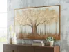 Ashley Furniture A8000448 Dalewick - Wall Art - Brown / Gray / Gold Finish