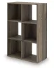 Ashley Furniture EA1104-3X2 Ashley Furniture EA1104-3X2 Shallifer - Six Cube Organizer - Brown