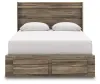 Ashley Furniture PCB2005B4 Ashley Furniture PCB2005B4 Elbrim - Queen Panel Storage Bed - Brown